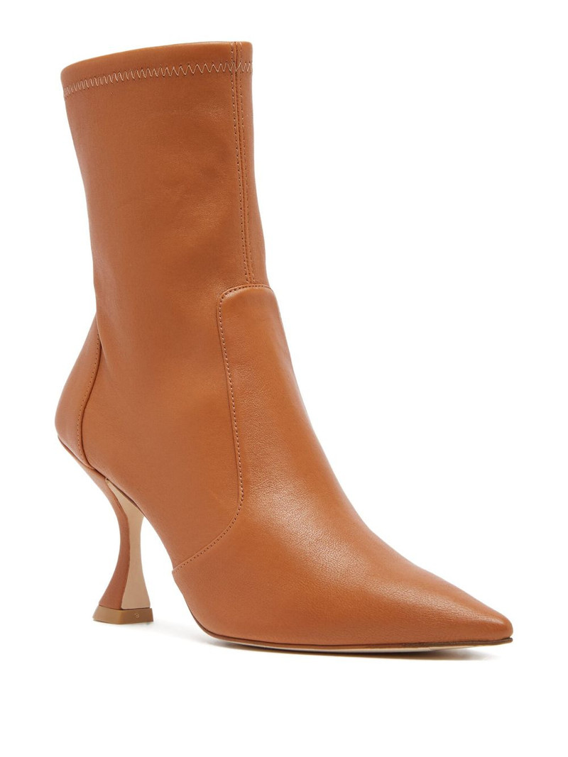 Stuart Weitzman 85mm Xcurve stretch sock ankle boots outlook