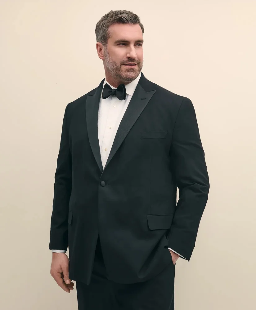 Big & Tall Brooks Brothers Explorer Collection Wool Tuxedo Jacket - 1