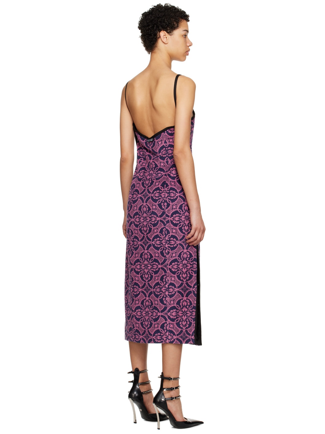 Pink Towels Apron Midi Dress - 3