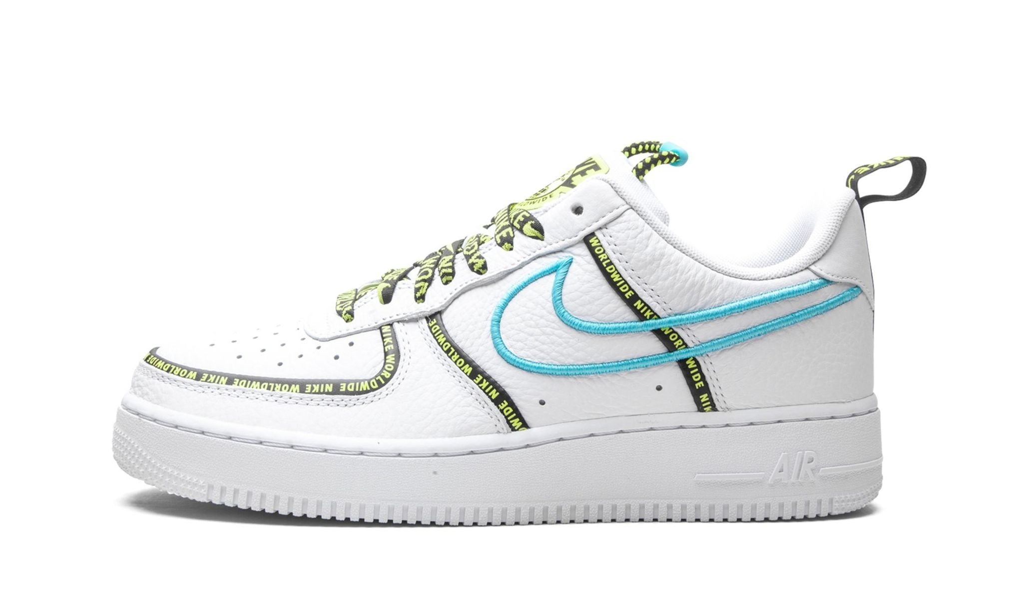 Air Force 1 Low "Worldwide White Blue Fury Volt" - 1