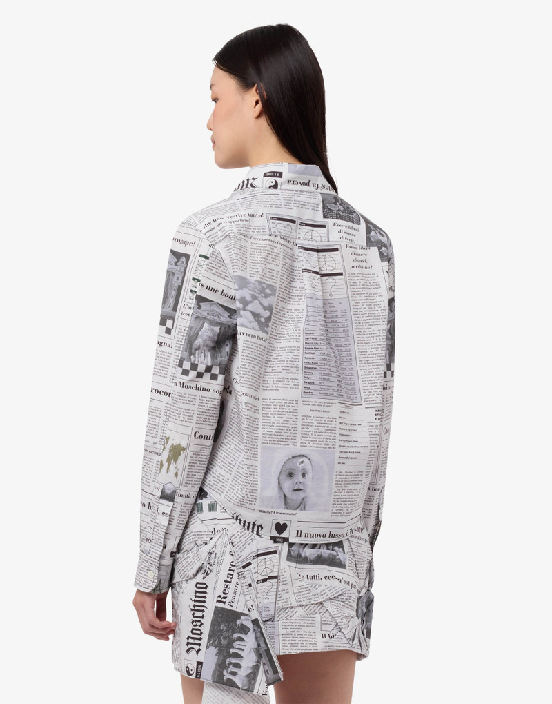 PRINTED COTTON POPLIN SHIRT 1