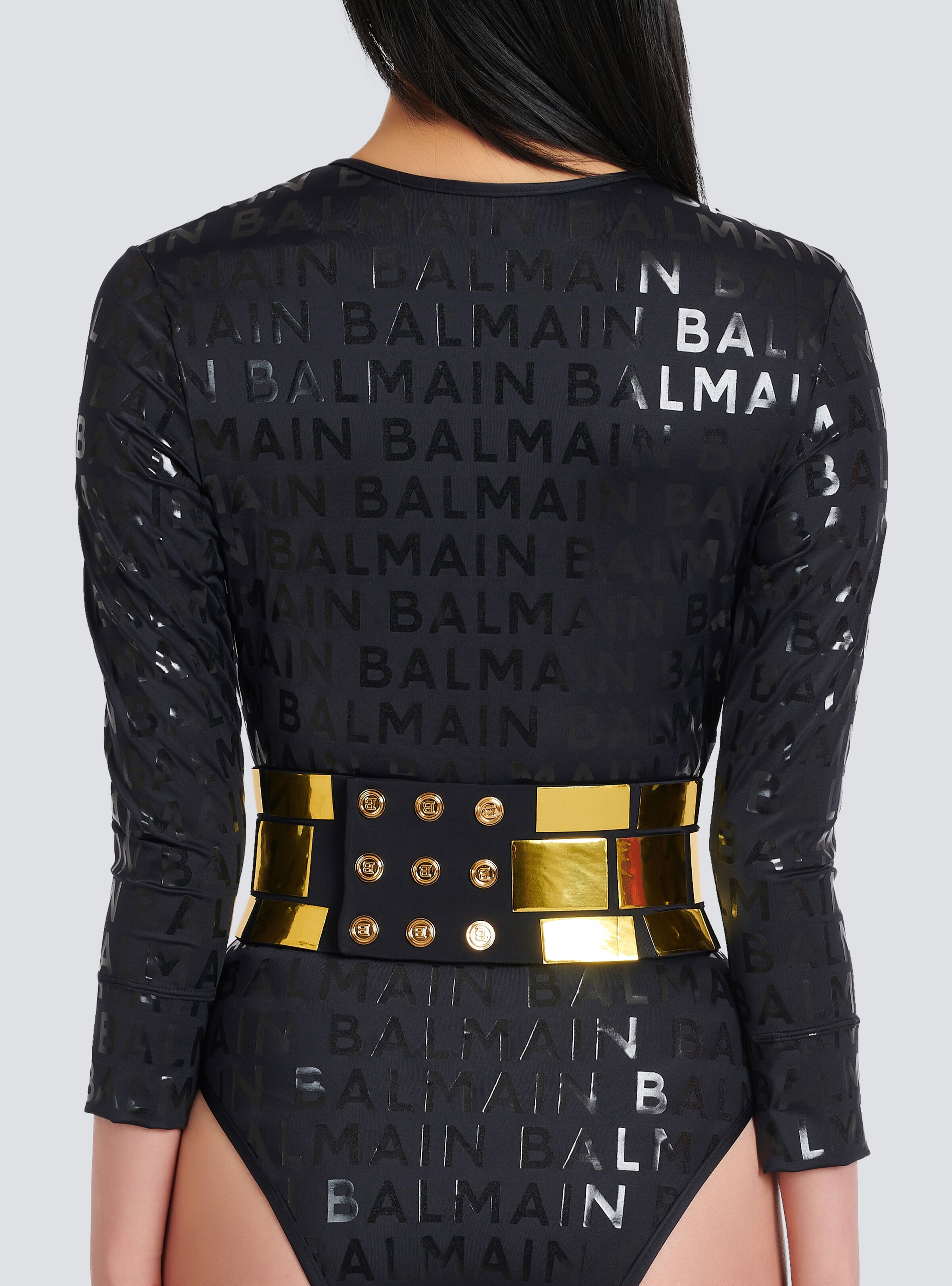 Balmain logo swimsuit - 7