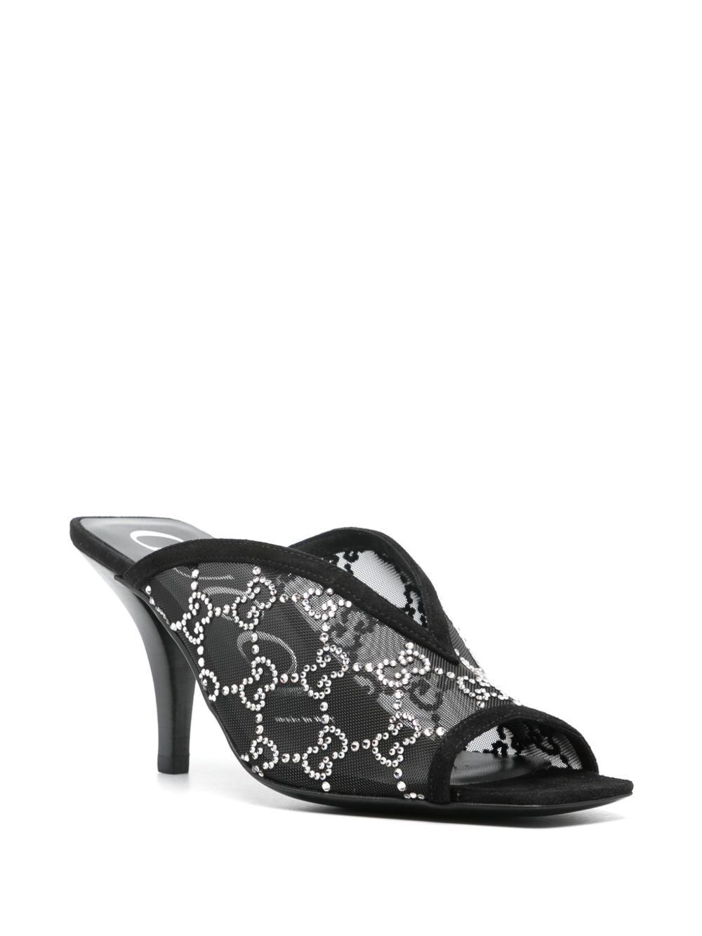 GG crystal embellished sandals - 2