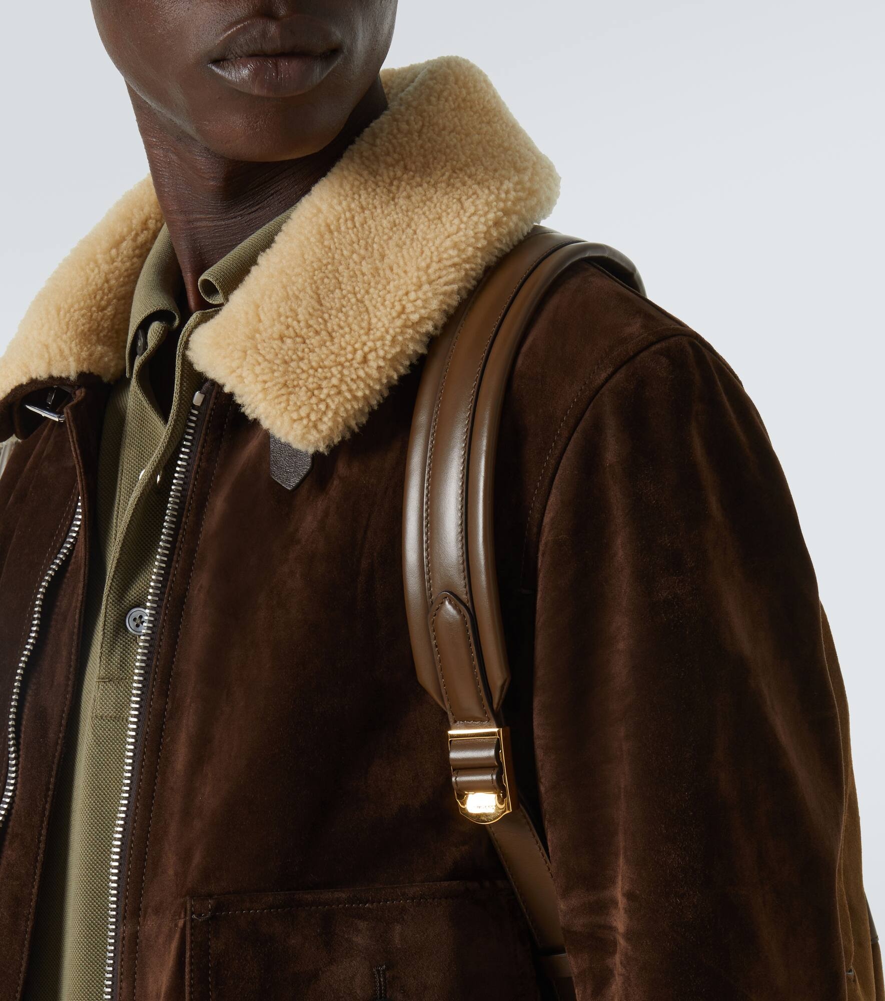 Buckley suede and leather backpack - 3