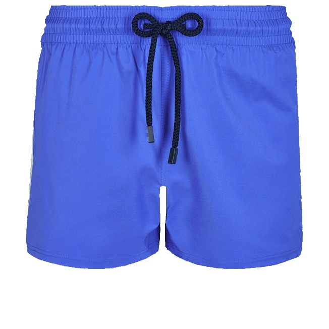 Men Swim Trunks Short and Fitted Stretch Solid - 1