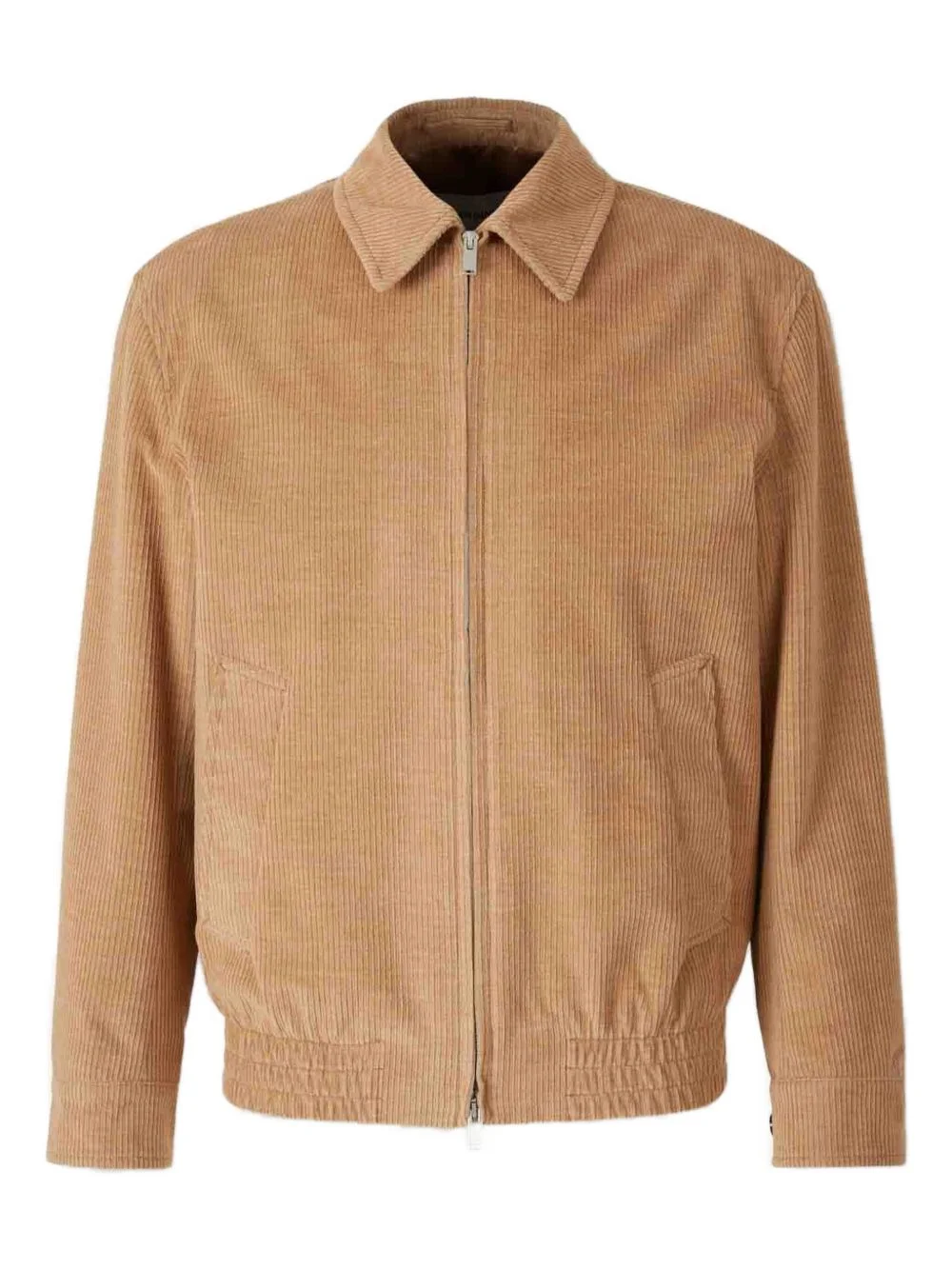 corduroy zip-up jacket - 1