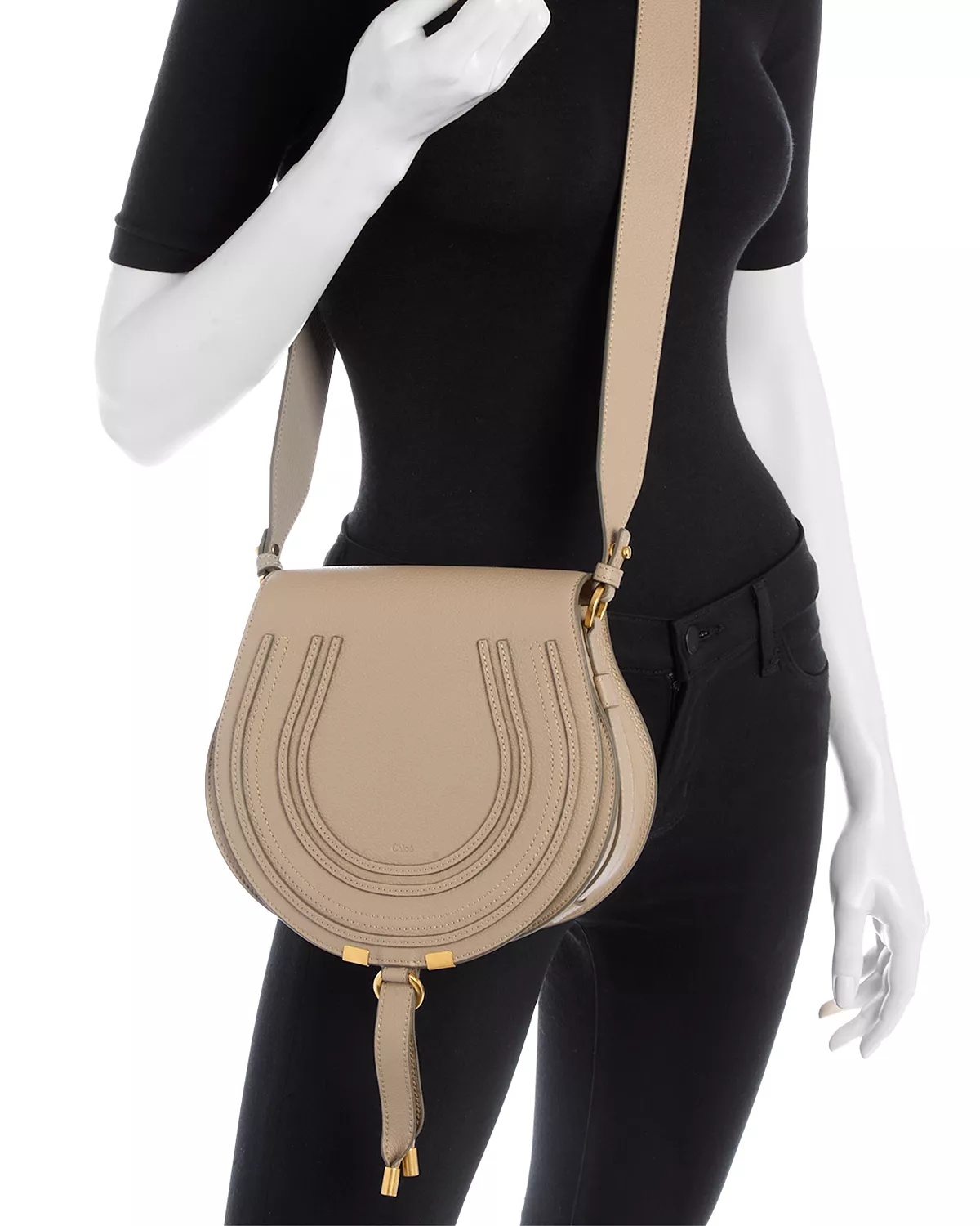 Marcie Leather Saddle Bag - 2