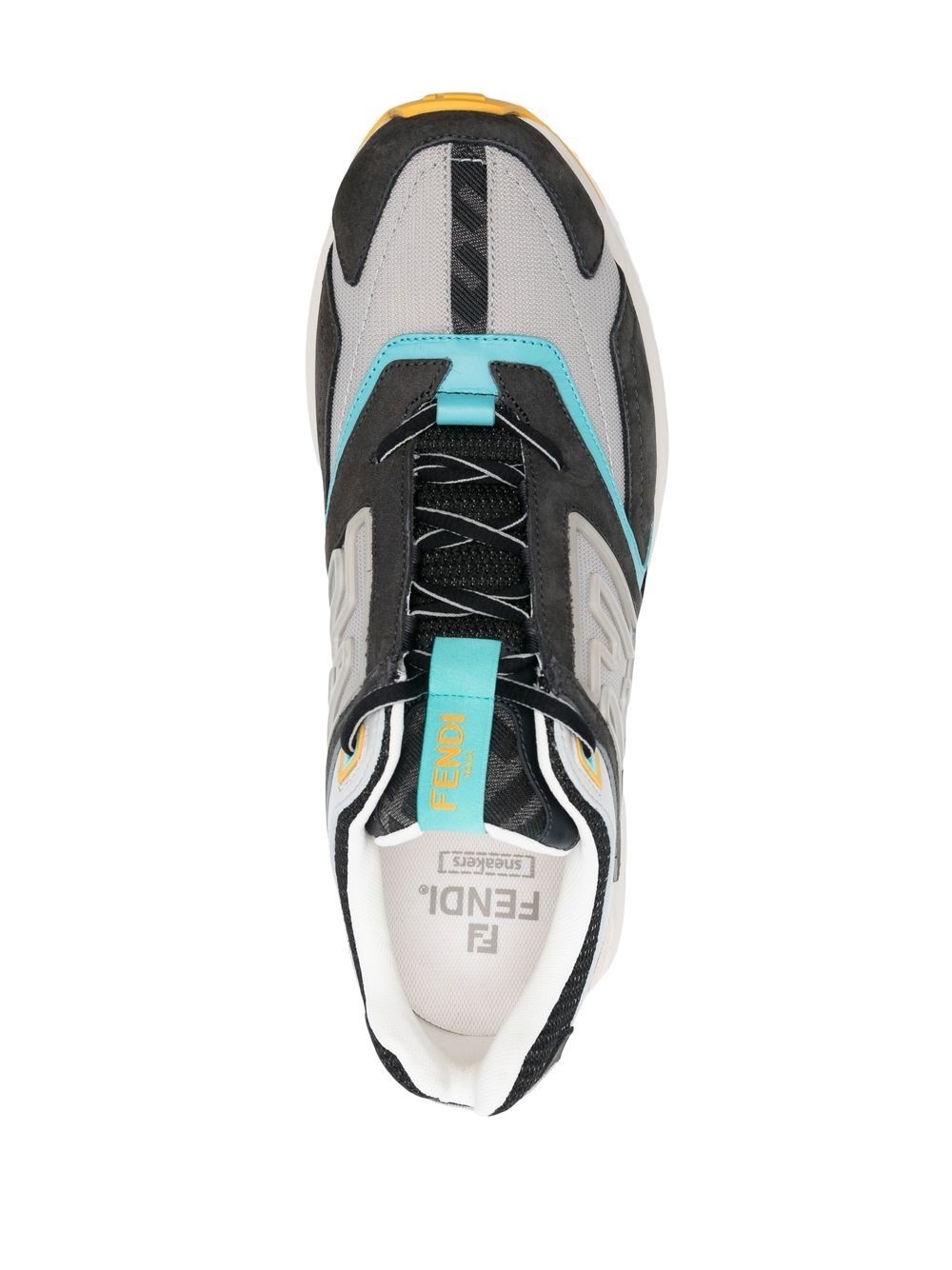 logo-embossed low-top sneakers - 4