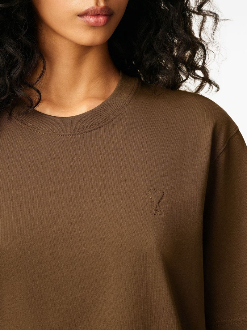 AMI Paris embossed-logo T-shirt outlook