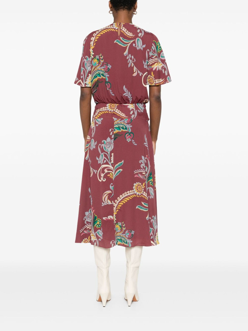 floral-print knot-detail dress 4