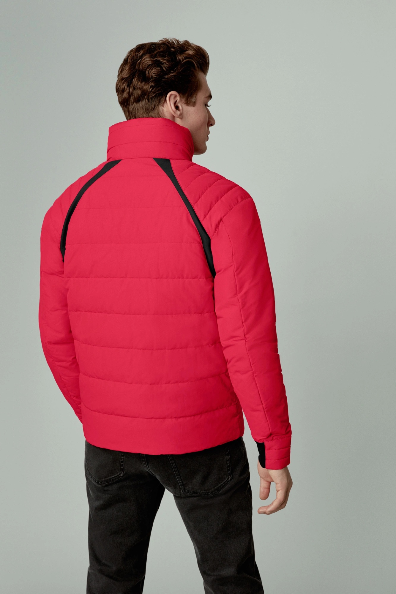 MEN'S HYBRIDGE BASE DOWN JACKET MATTE FINISH - 5