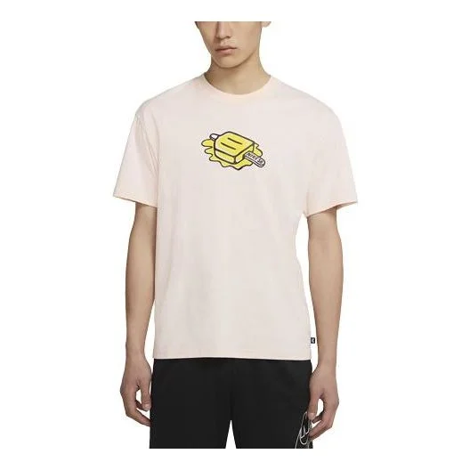Nike SB Skateboard Printing Skateboard Knit Sports Short Sleeve Pink DD1317-805 - 1