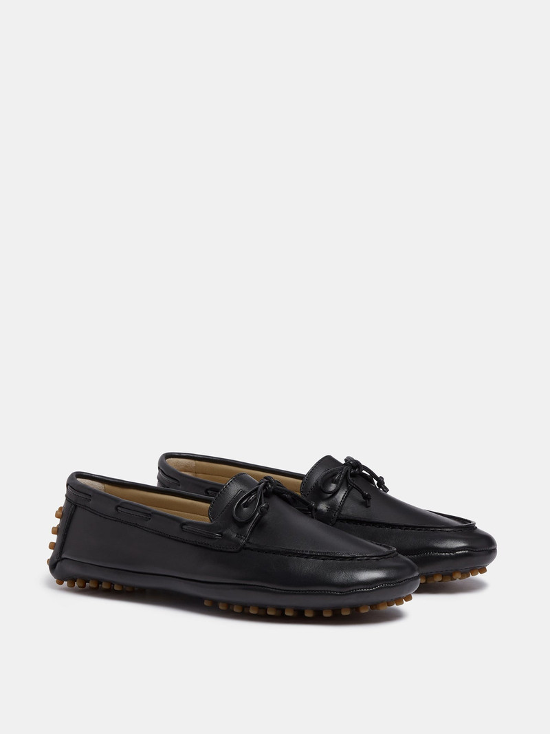 LE MONDE BÉRYL Driver Moccasin / Black Leather outlook