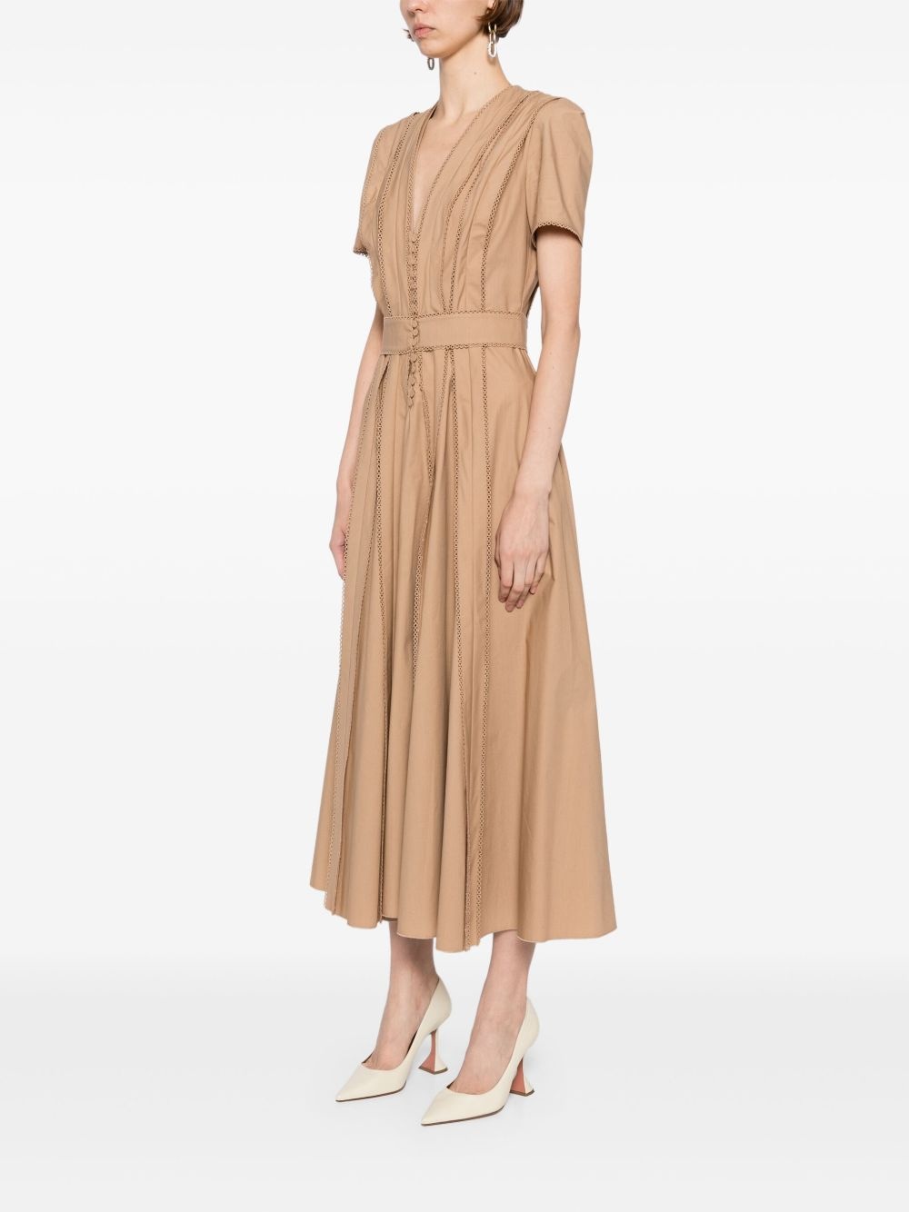 poplin mini dress - 3