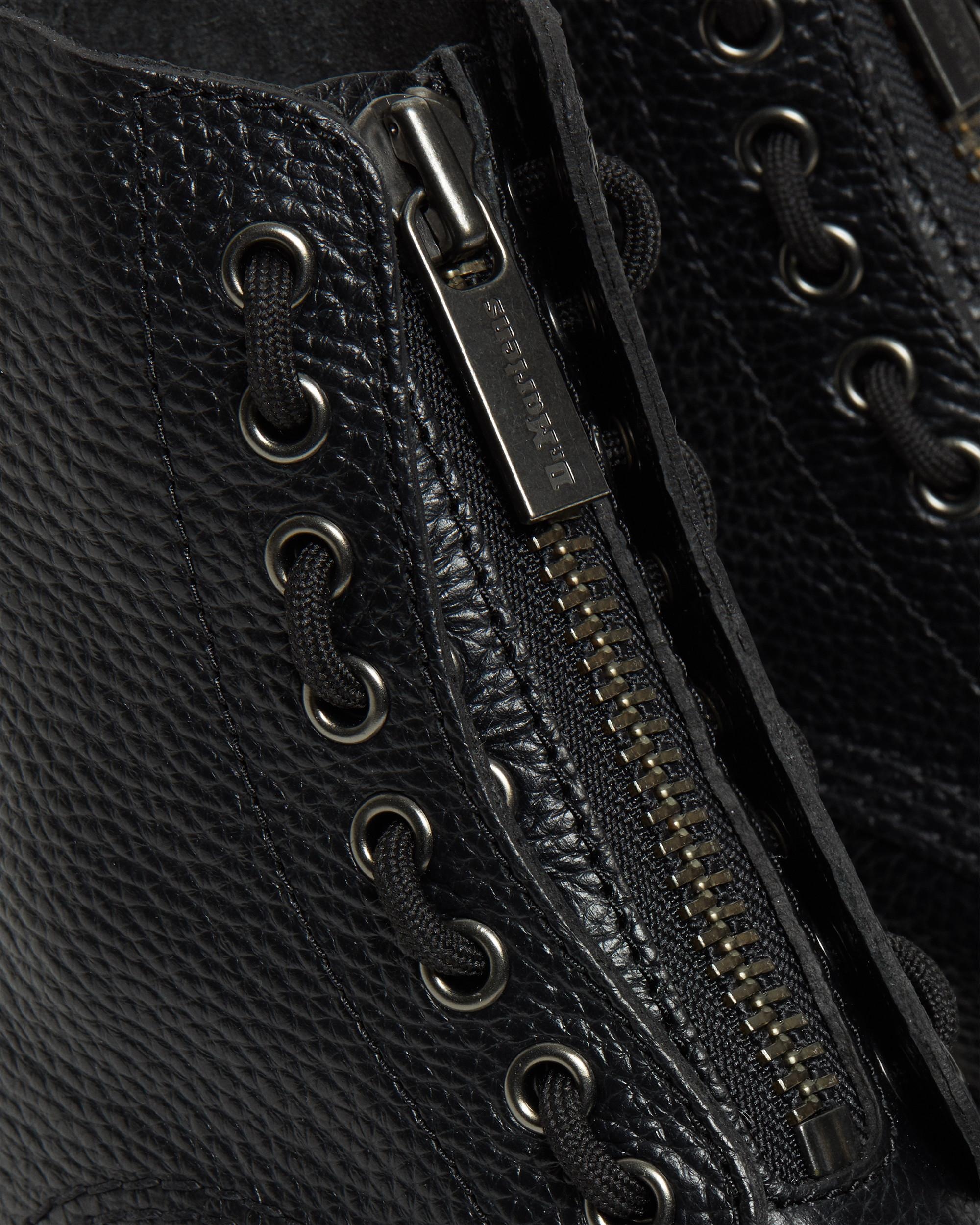 Sinclair Milled Nappa Leather Platform Boots - 9