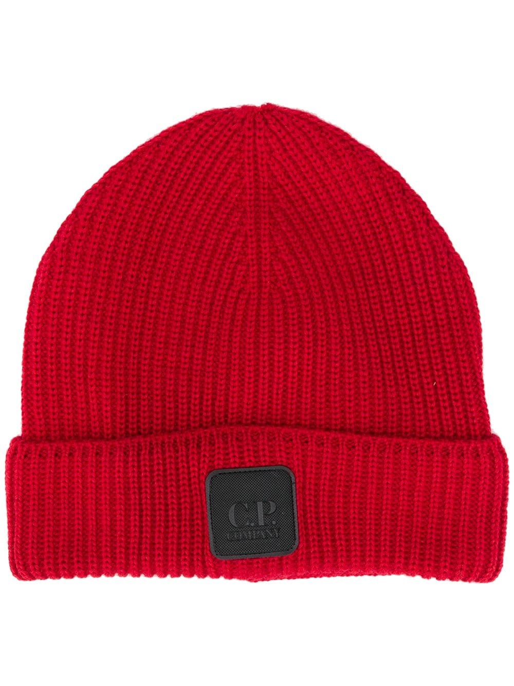 logo-patch beanie - 1