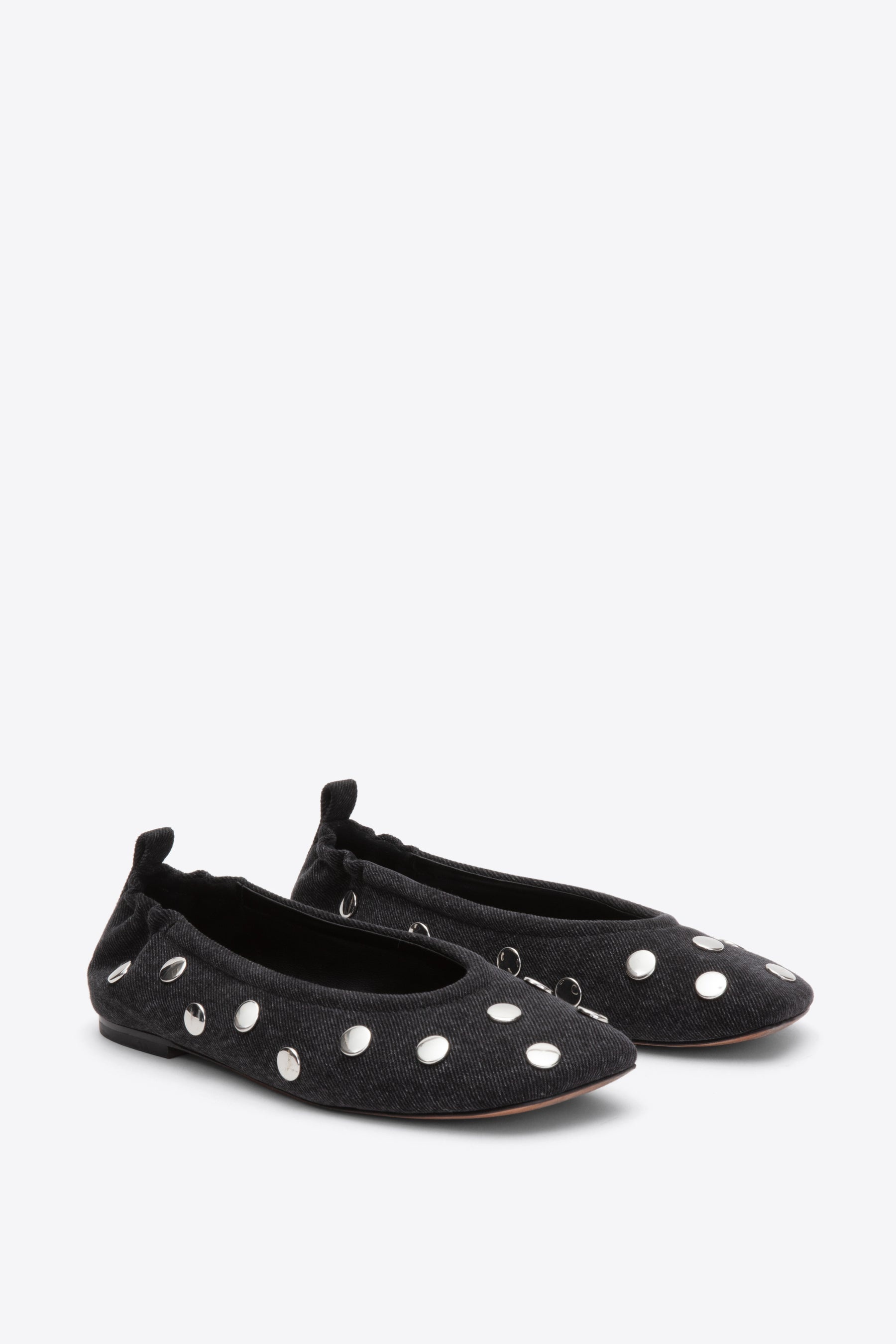 ID Stretch Back Ballerina Flat with Studs - 3