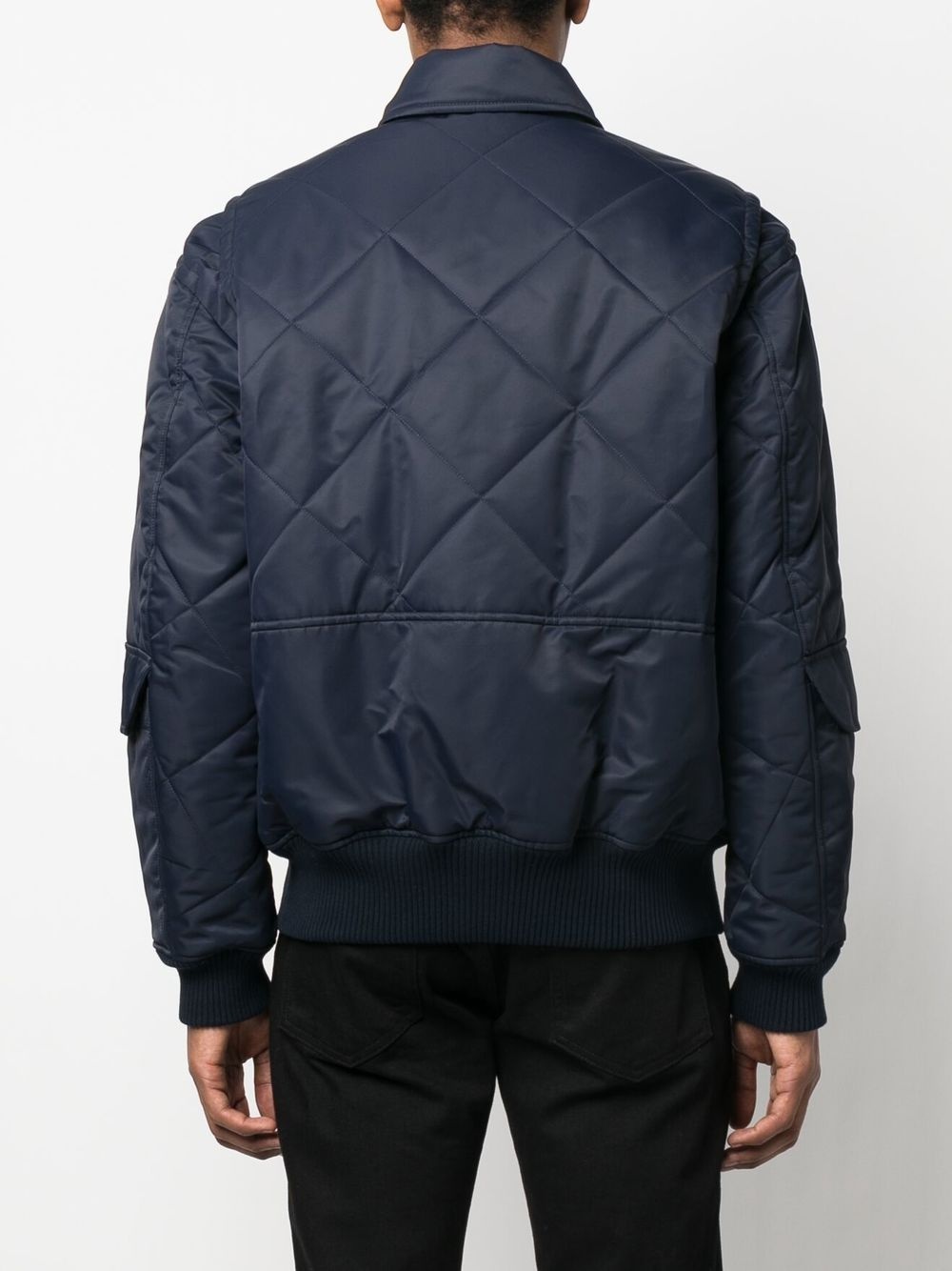 diamond-quilted jacket - 4