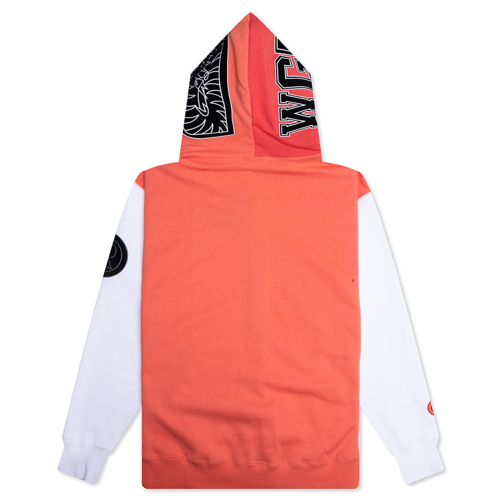 SHARK FULL ZIP HOODIE KOREA - ORANGE - 2