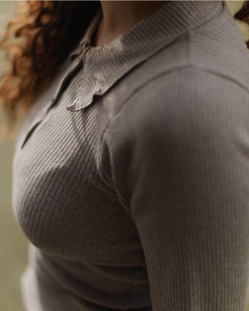 Dual Long Sleeve Tee - Recycled Cotton Rib 6