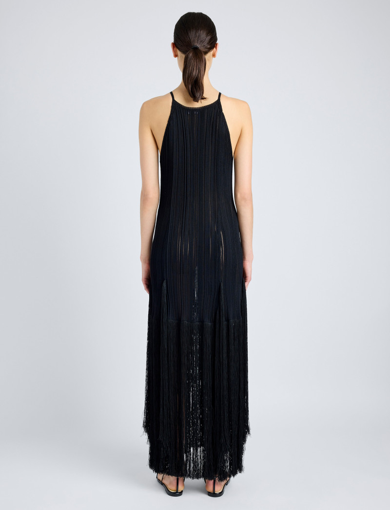 Everly Dress in Viscose Fringe Knit 4