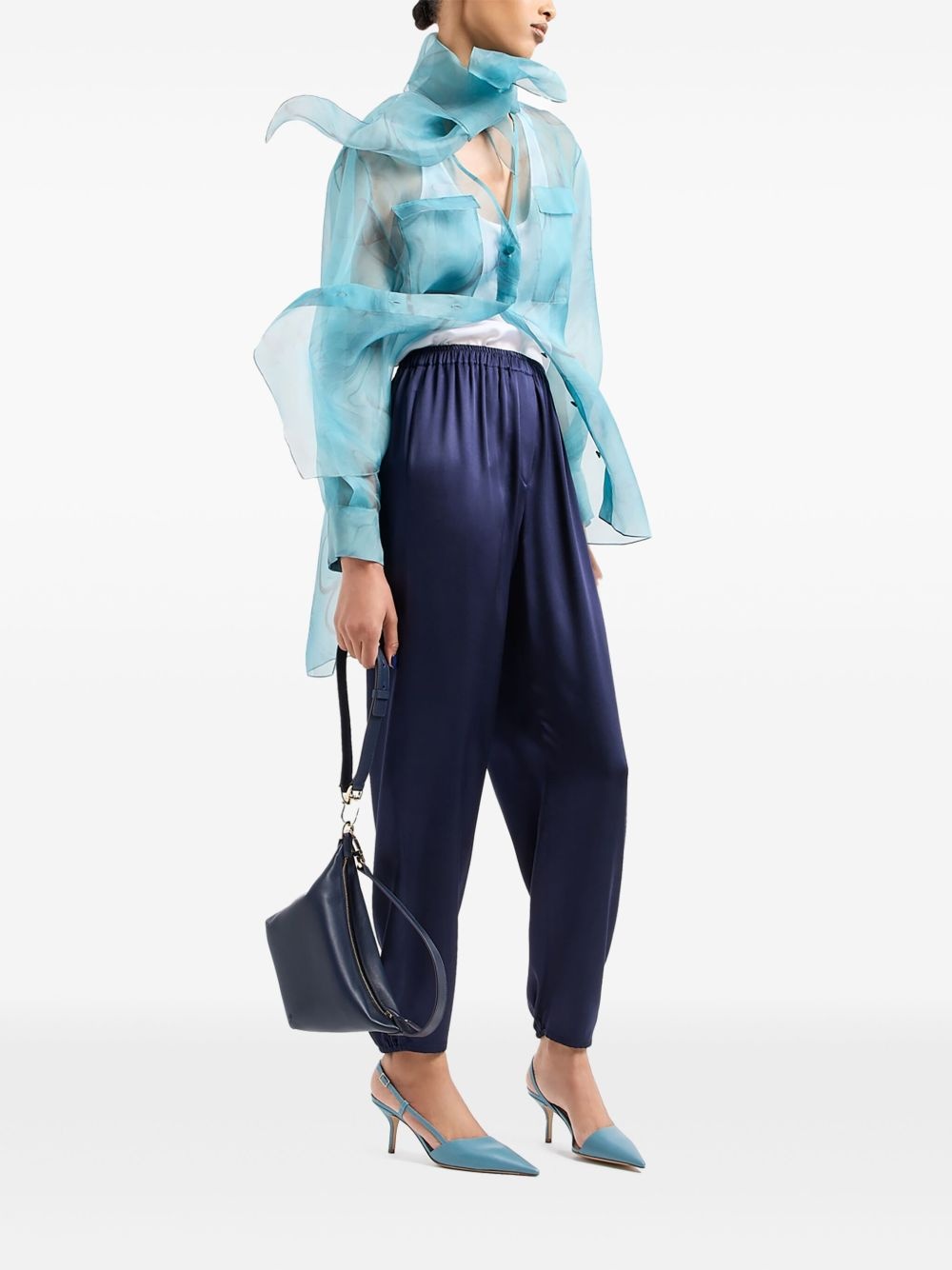 silk trousers - 2
