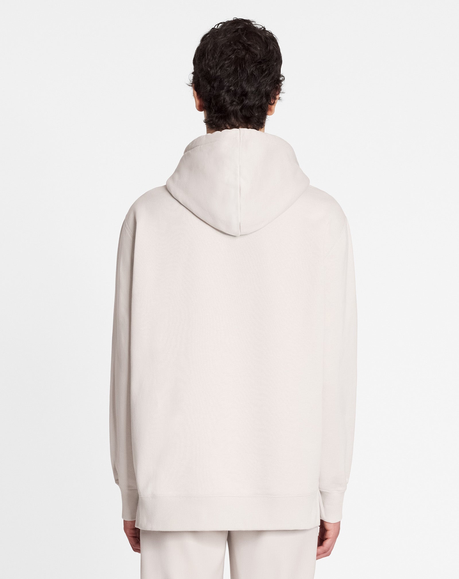 OVERSIZED EMBROIDERED LANVIN CURB LACE HOODIE - 4