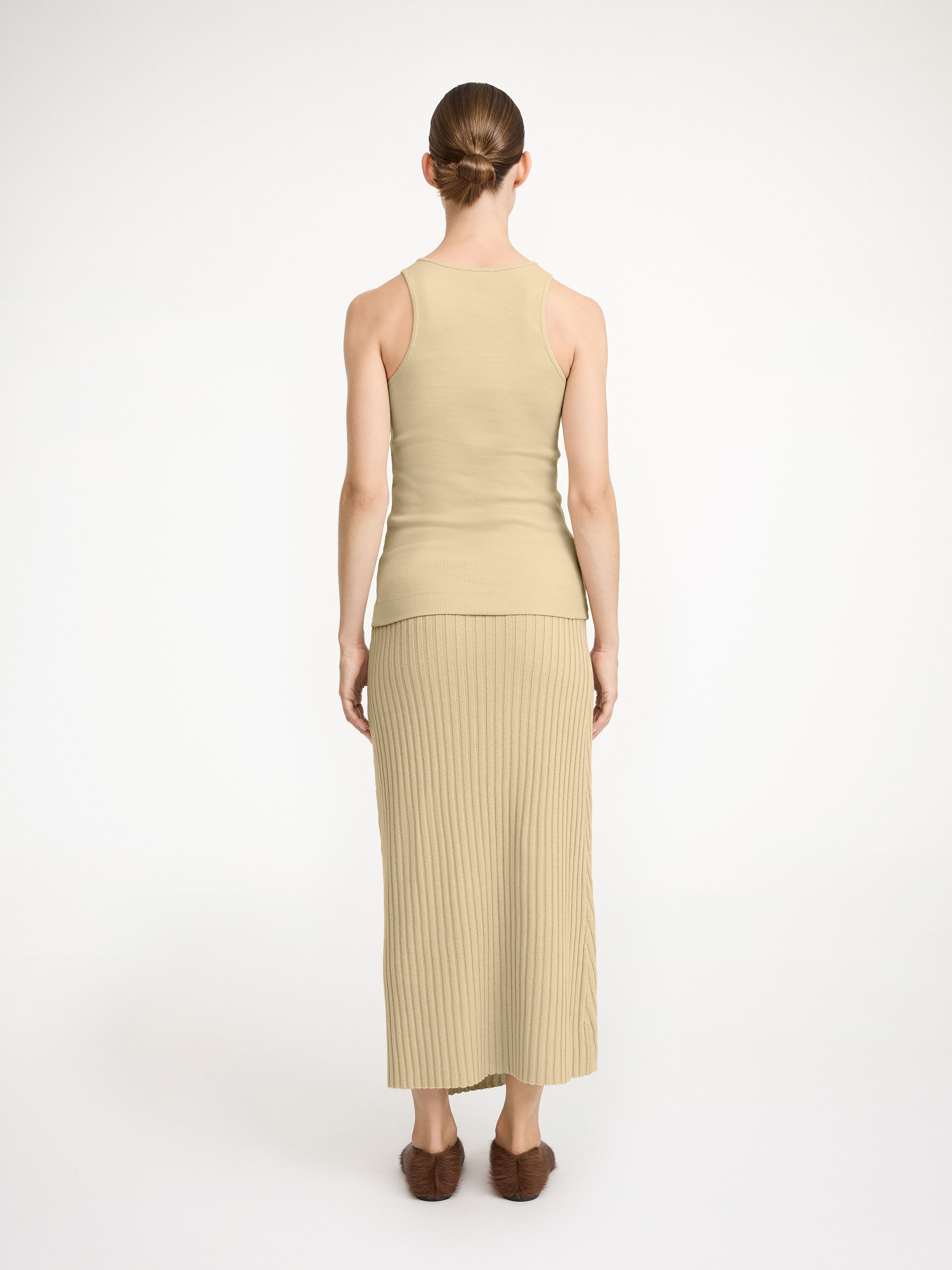 Cassila wool midi skirt - 3