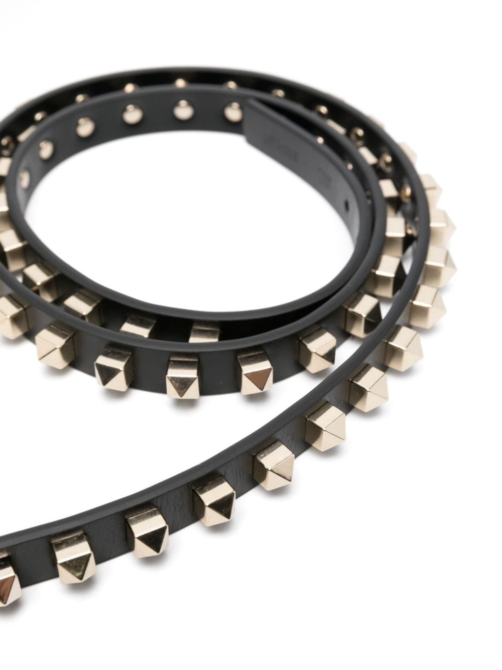 stud-embellished leather belt - 2