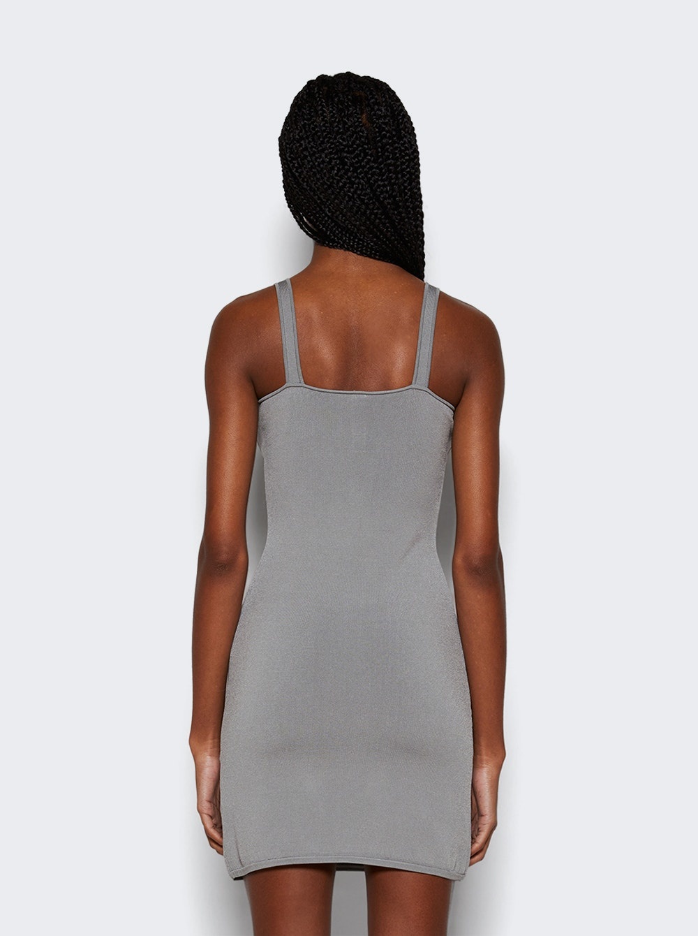 Layered Braided Mini Dress Steel - 5