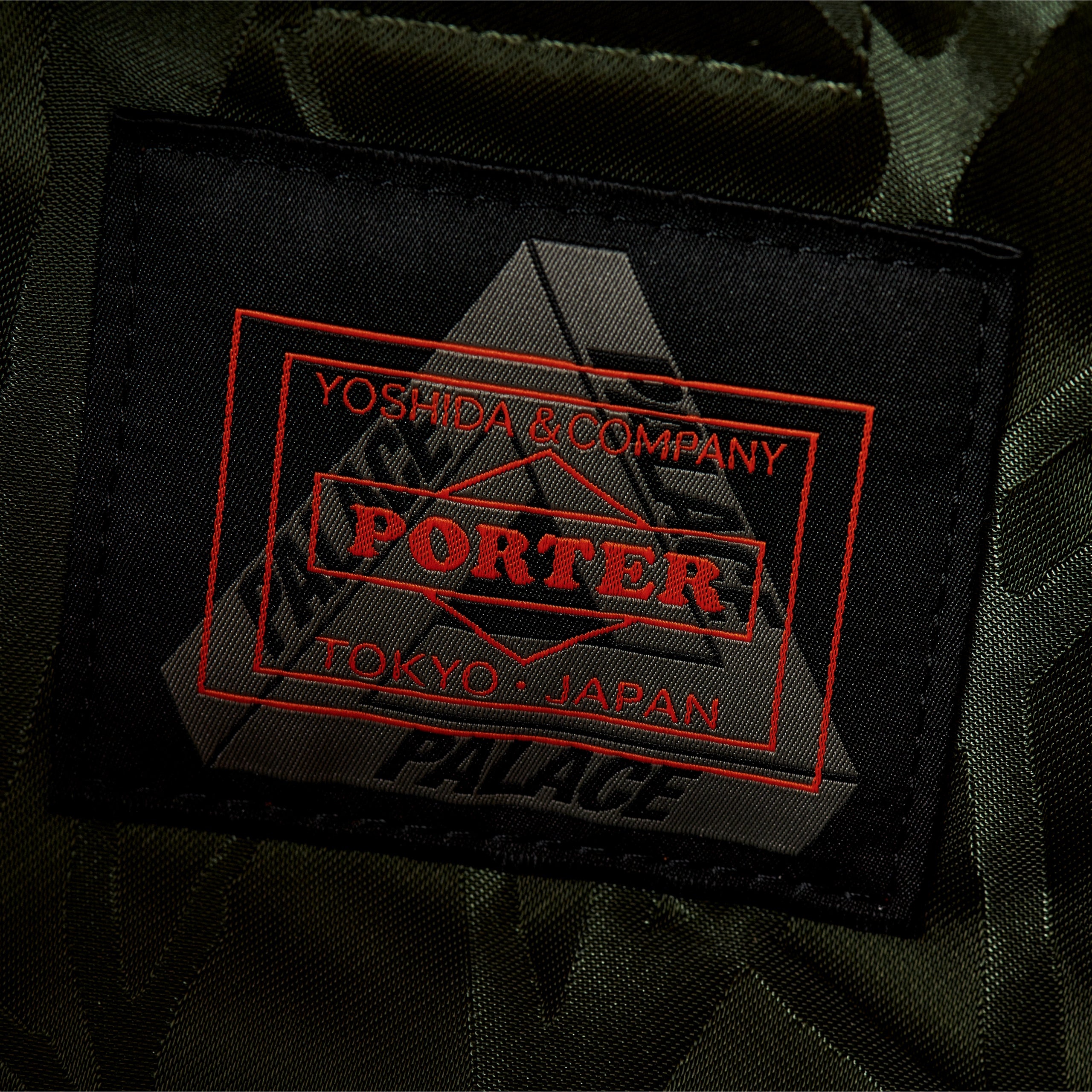 PALACE PORTER WAIST BAG OLIVE / JACQUARD - 5