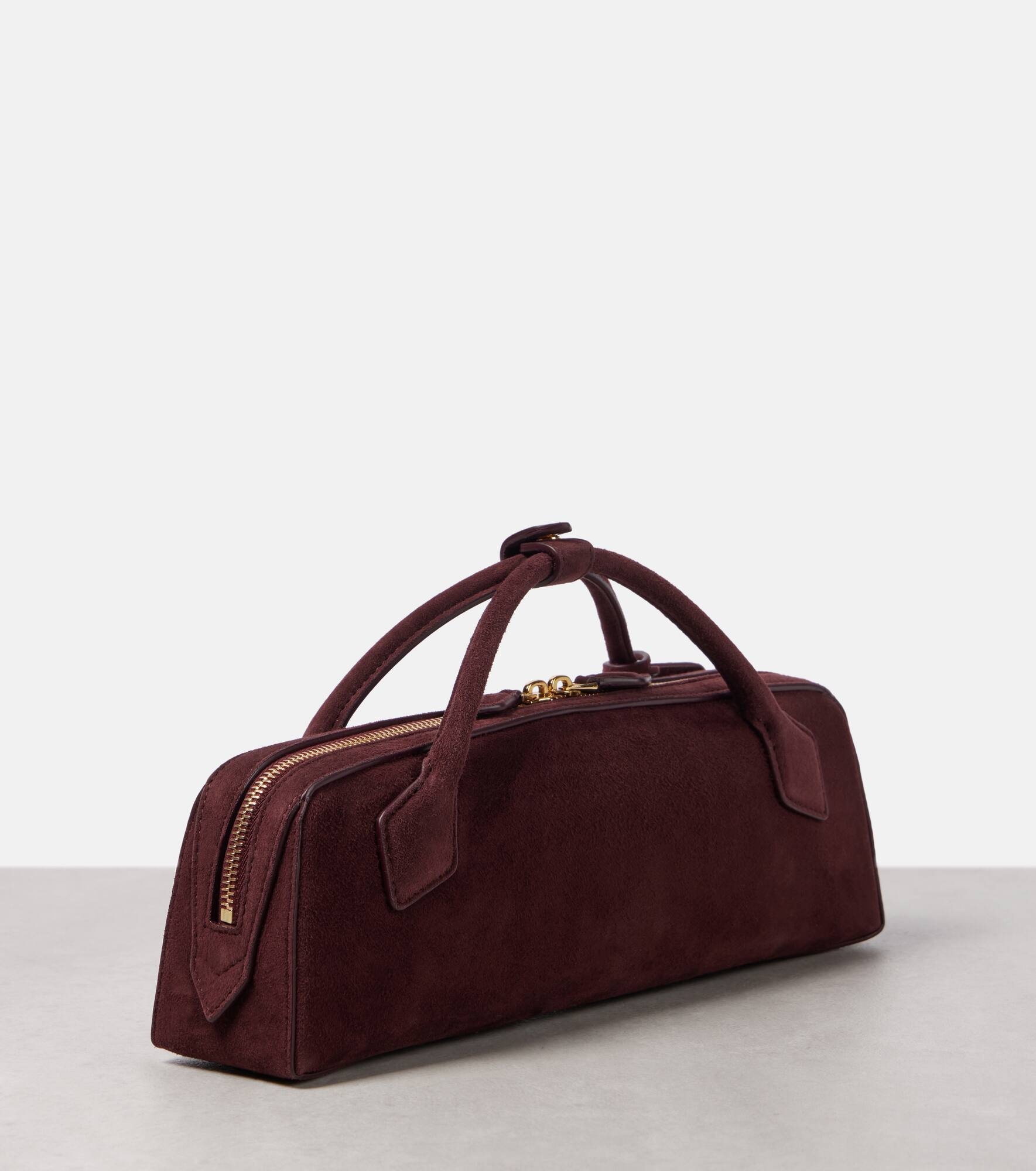 Le Teckel suede clutch - 4