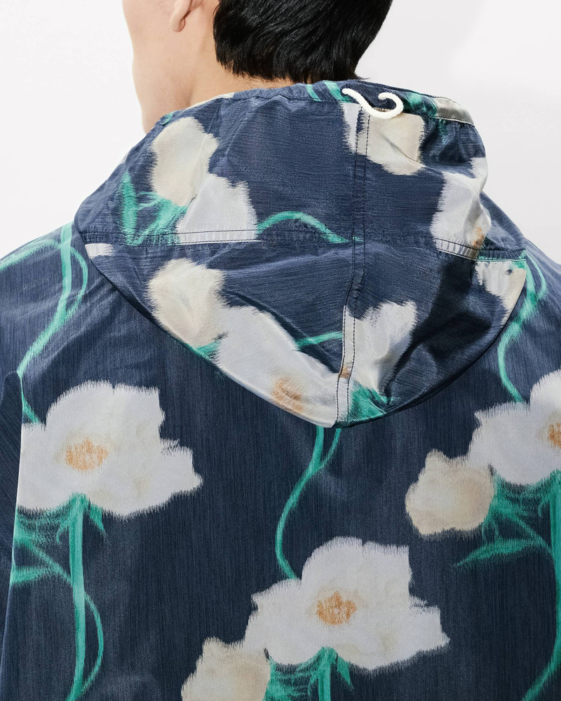'KENZO Archive Rose' military parka in technical taffeta 7