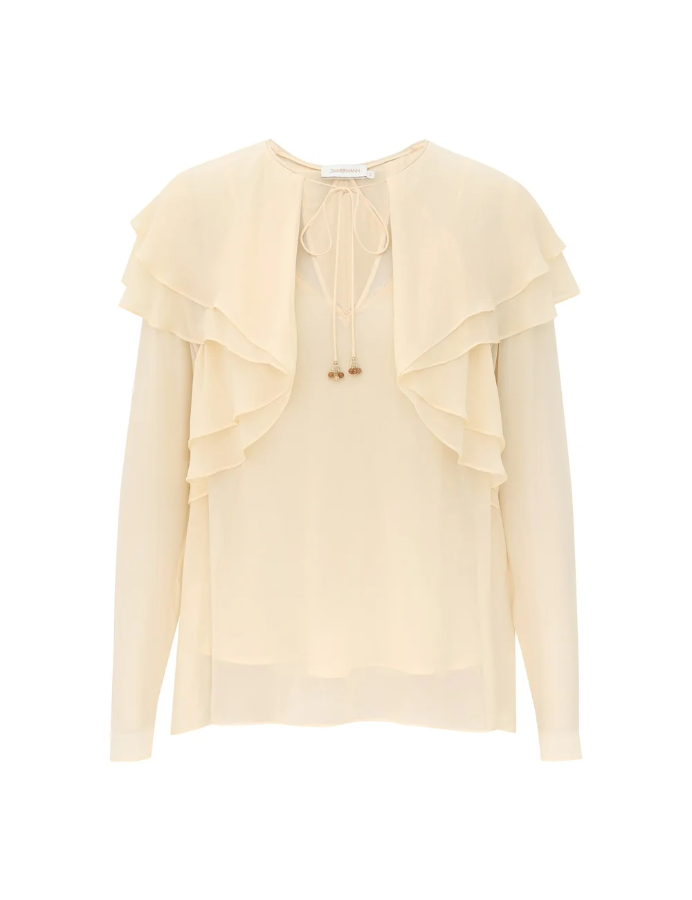CLASH FLUTTER BLOUSE - 1
