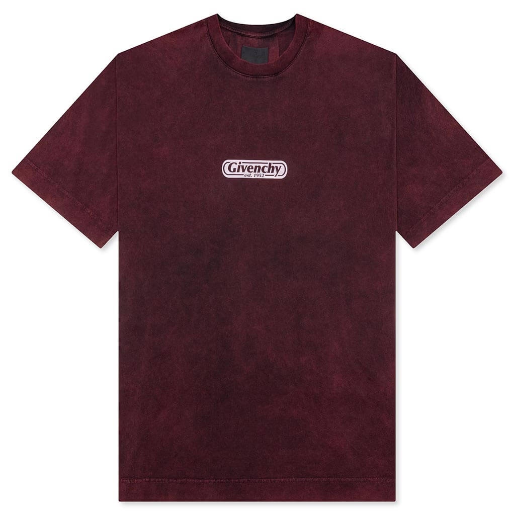 Givenchy STANDARD SHORT SLEEVE BASE - DARK RED | feature