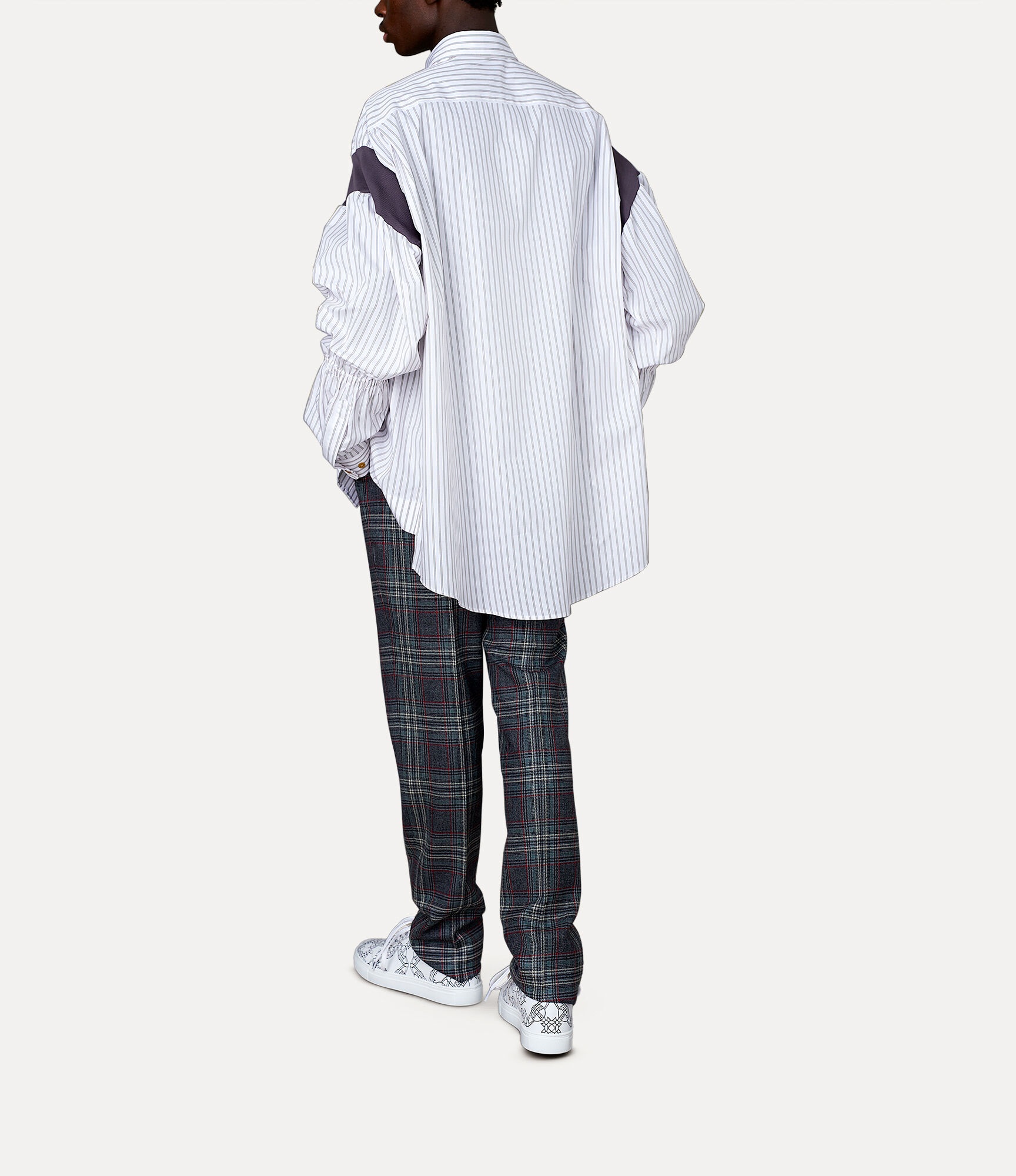 STRIPPED OVERSIZE SHIRT - 3