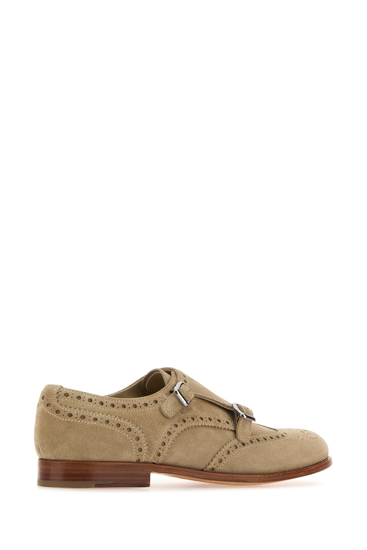 Sand suede monk strap shoes - 3