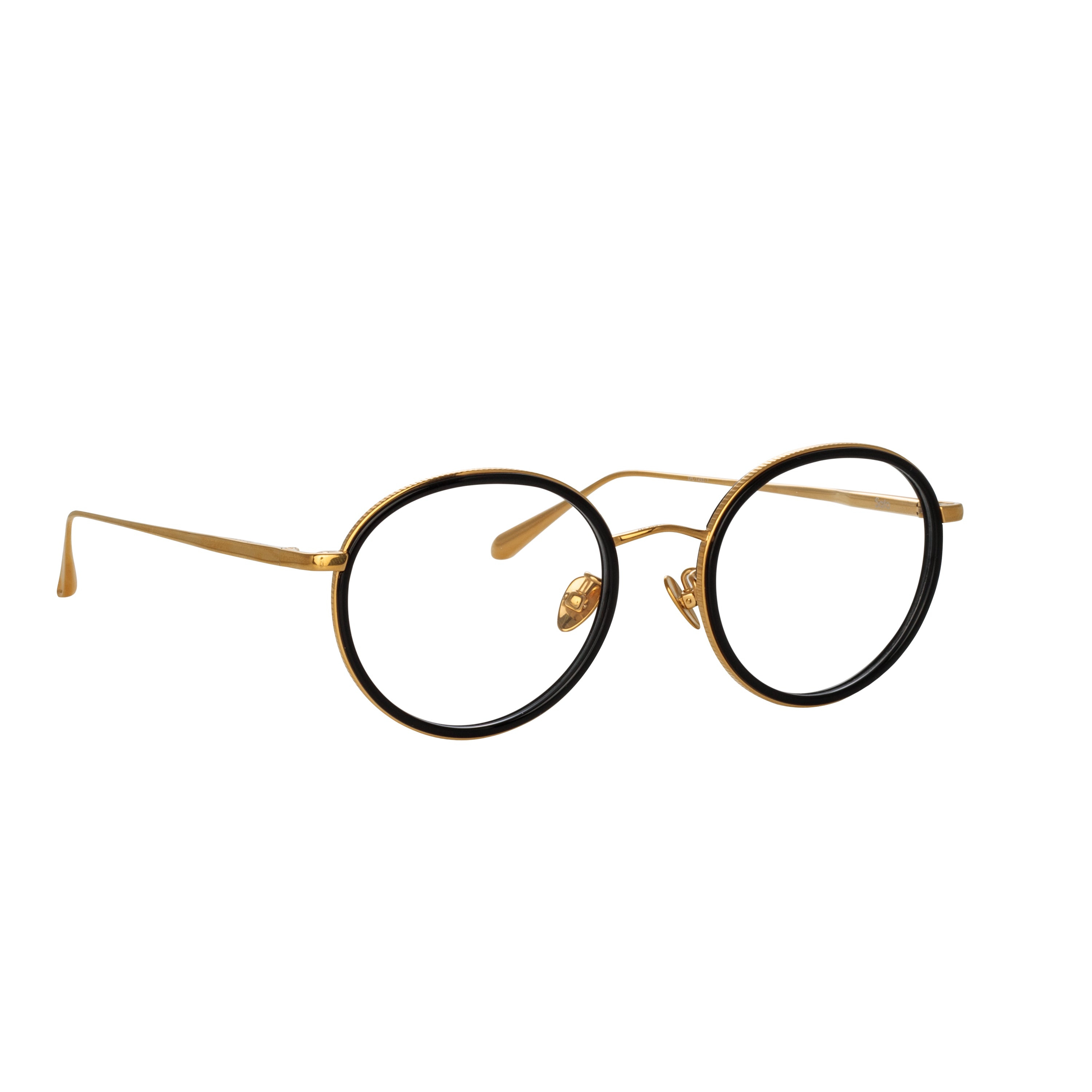SATO OVAL OPTICAL FRAME IN YELLOW GOLD - 3