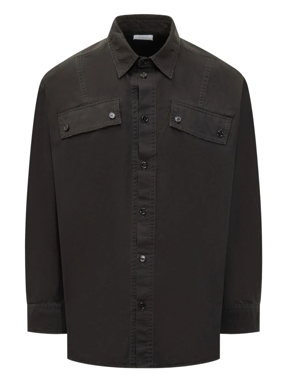 pocket-detail shirt - 1