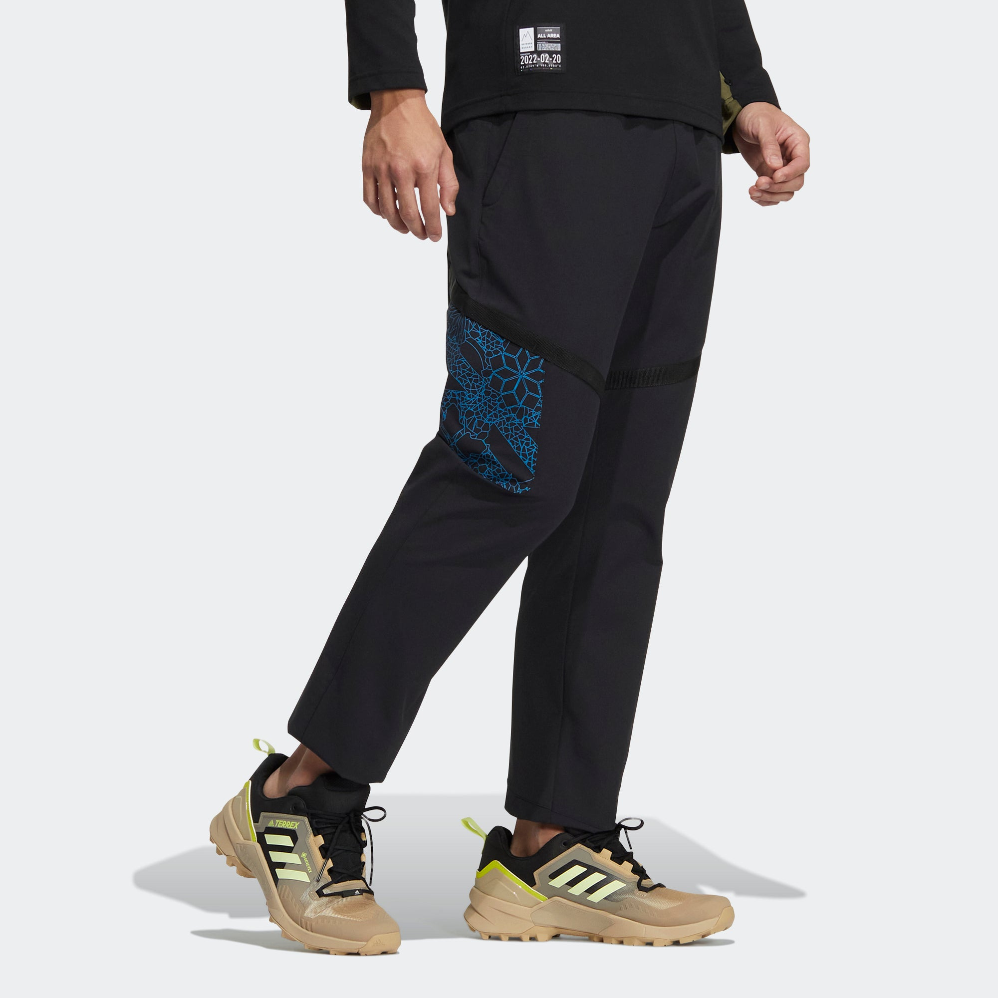 Men's adidas Winter Softsh P Outdoor Sports Pants/Trousers/Joggers Black HC0286 - 4