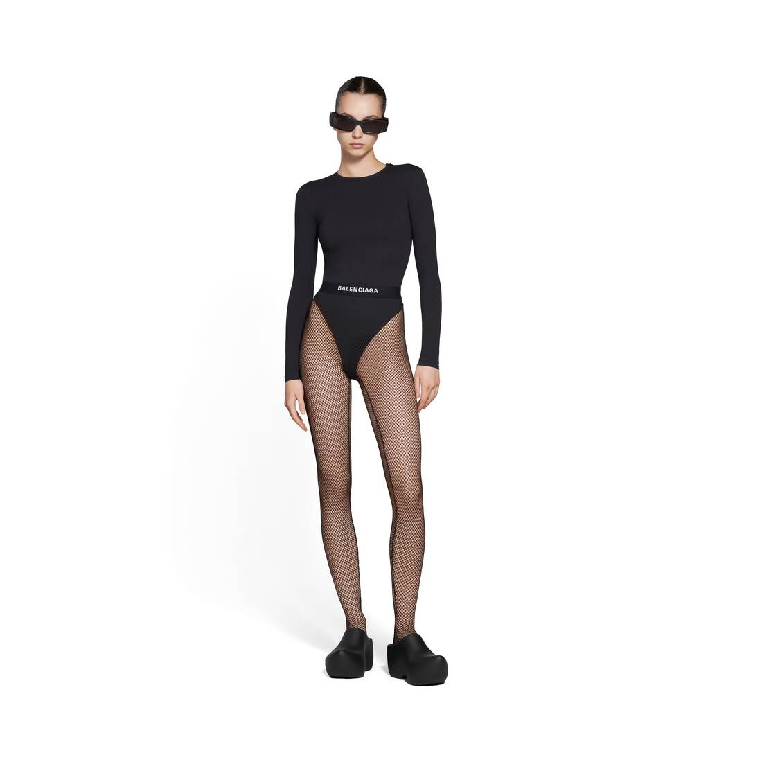Women's Tights in Black - 4