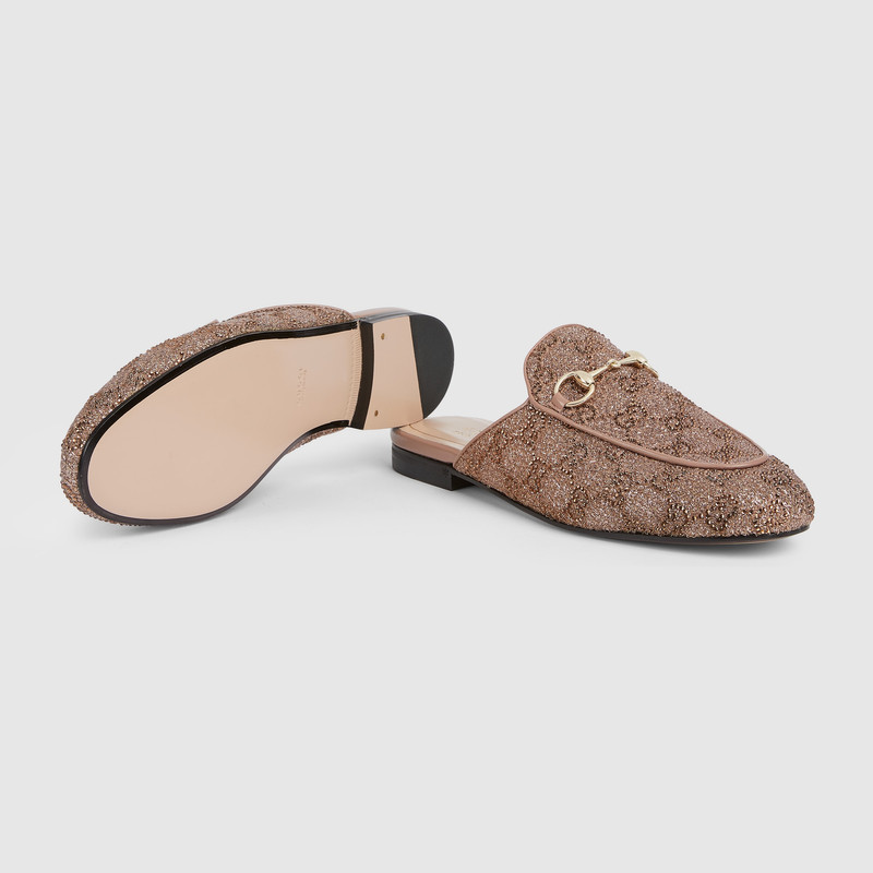 Women's crystal Princetown slipper 7