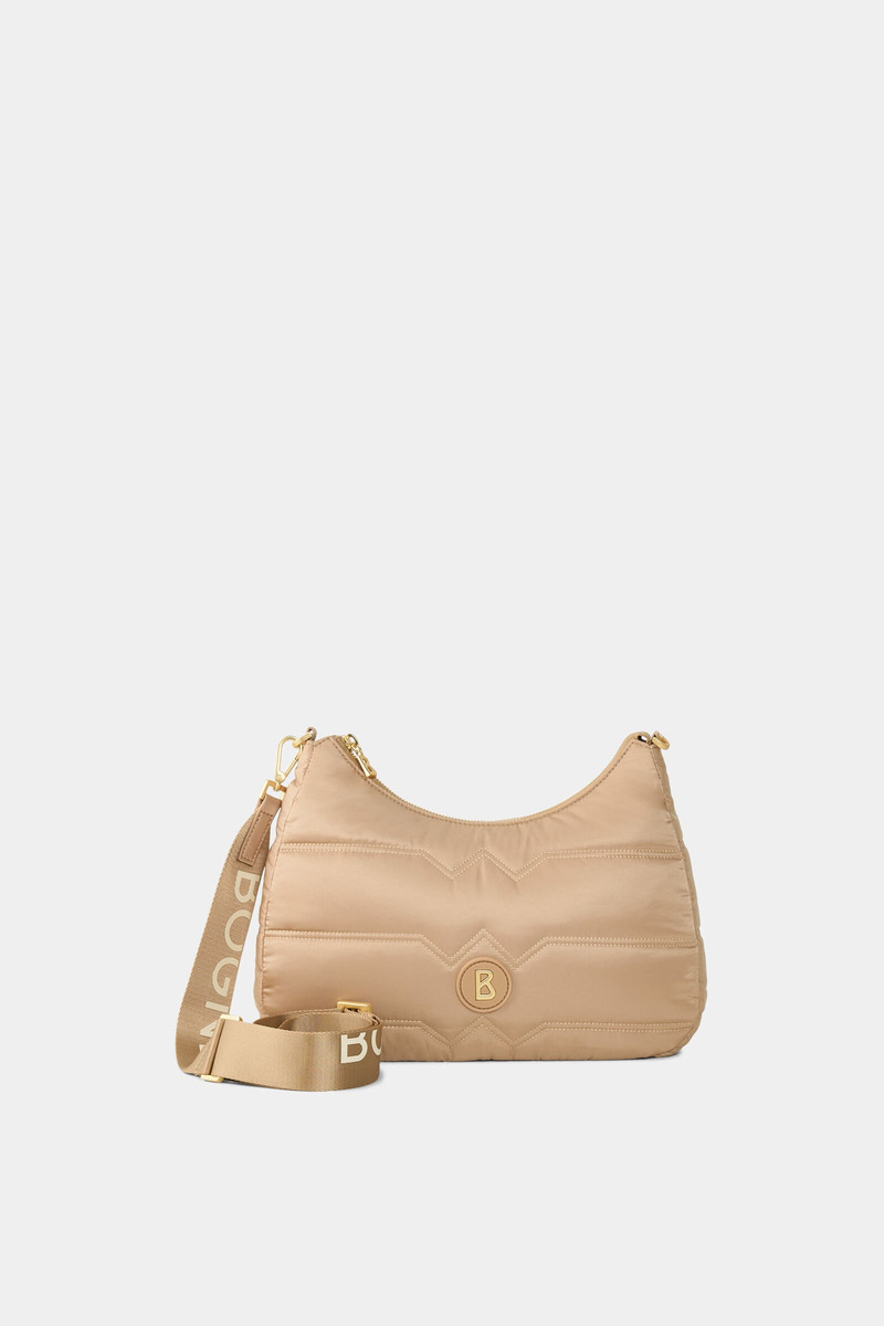 Wallis Tessuto Odette shoulder bag in Beige 1