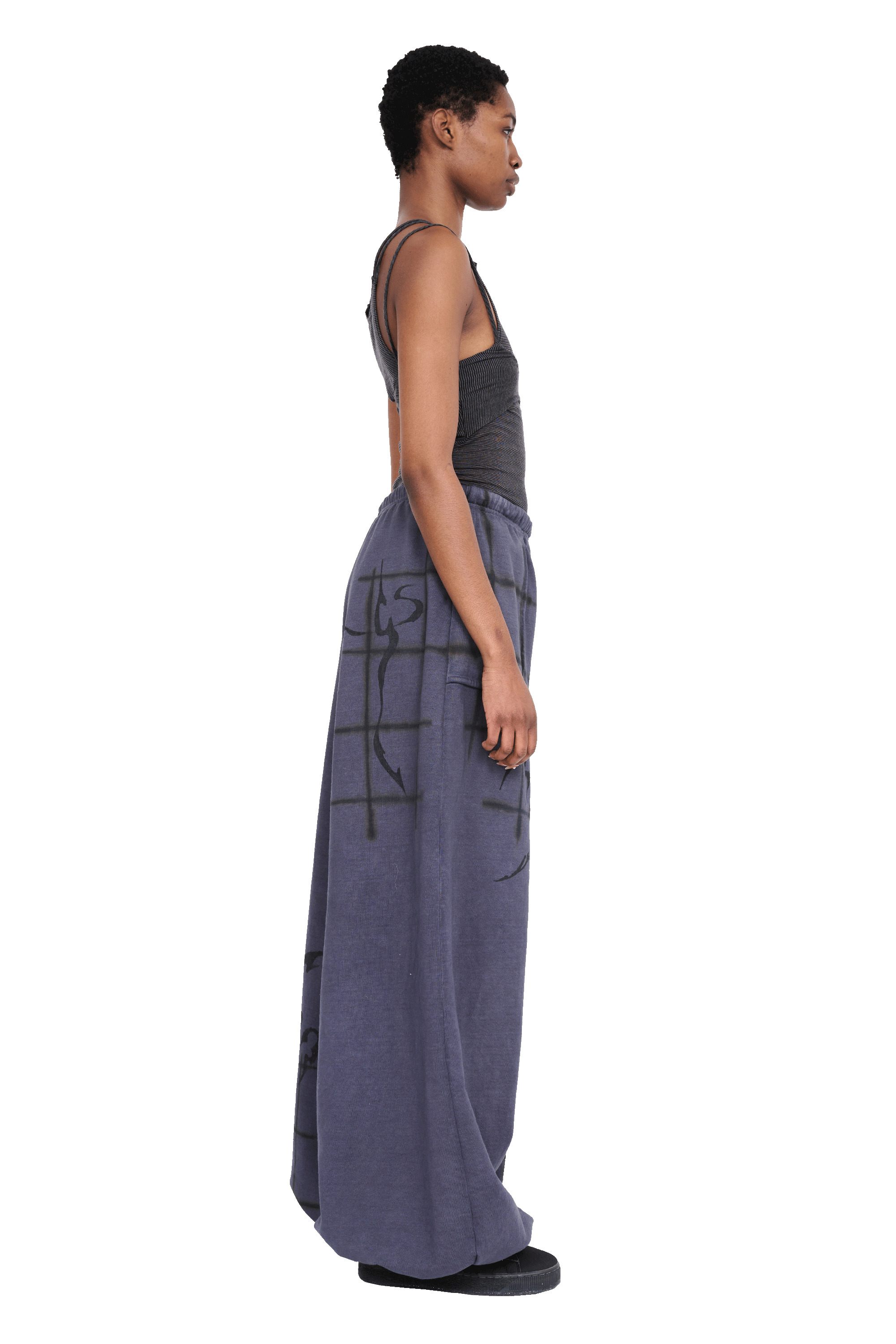 CHARCOAL BALLOON SWEATPANT - 4