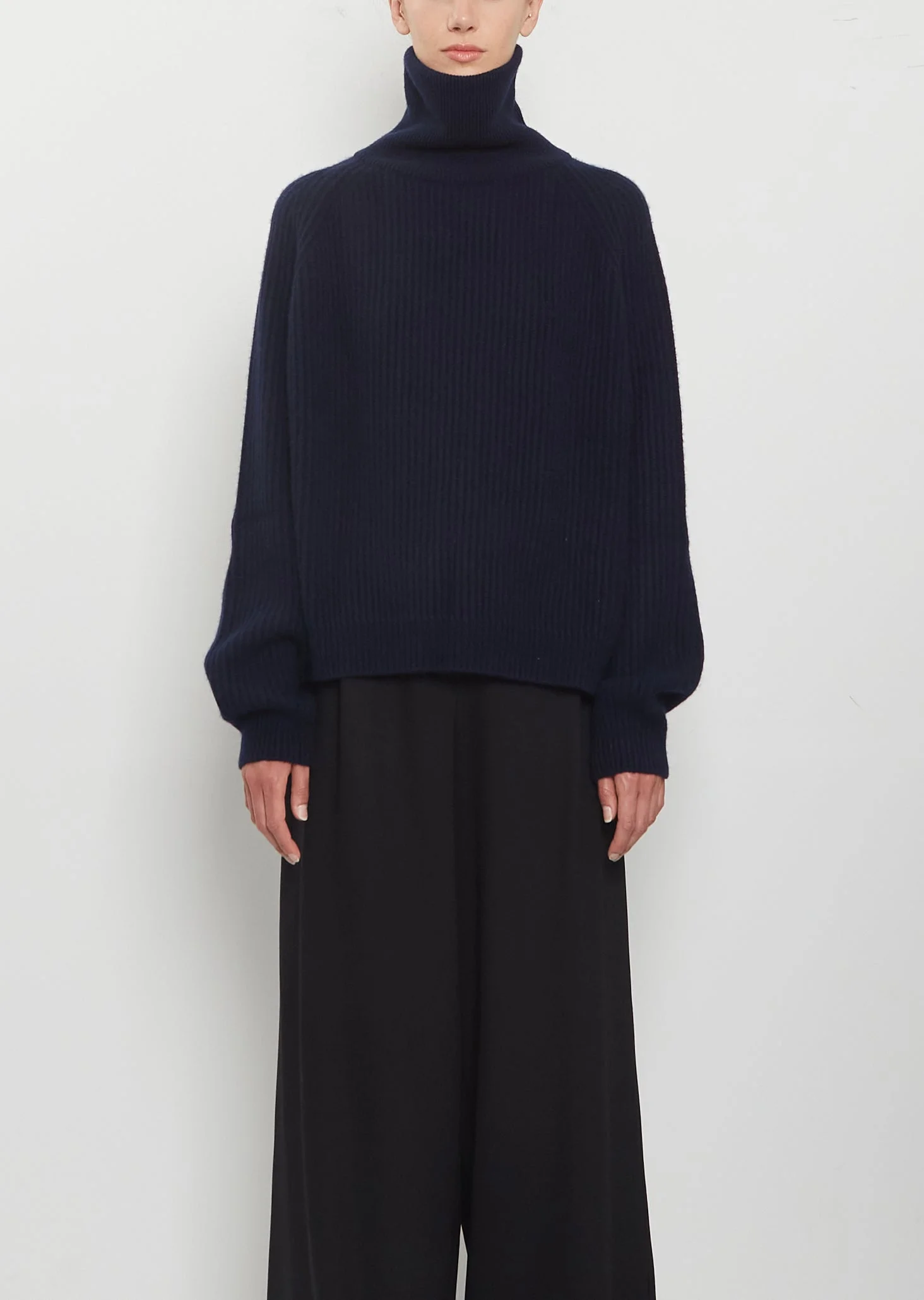 Cashmere T-Neck Sweater - 1