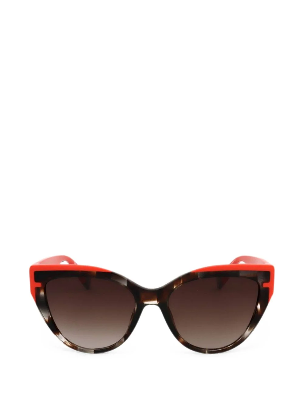 cat-eye tortoiseshell-effect sunglasses - 1