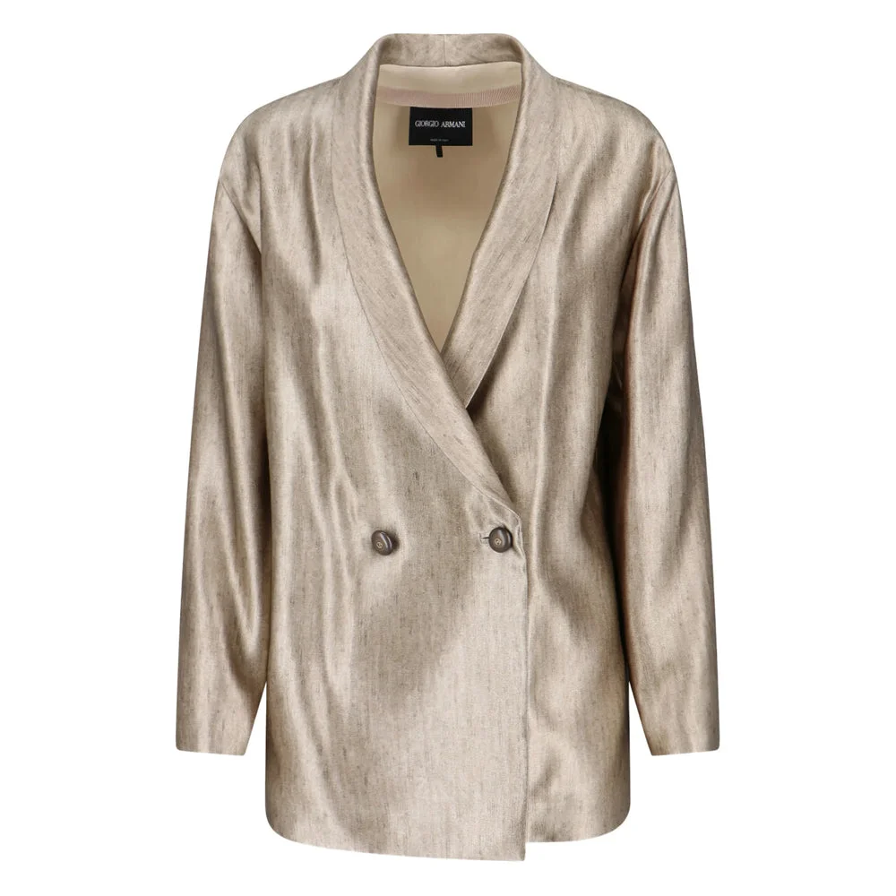 Giorgio Armani Neutrals Jackets - Blazers Women - 1