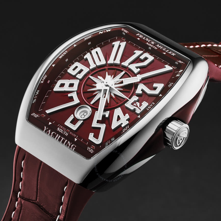 Franck Muller - Franck Muller Vanguardyact Automatic Red Dial Men's Watch 45SCYACHTREDWHT - 2