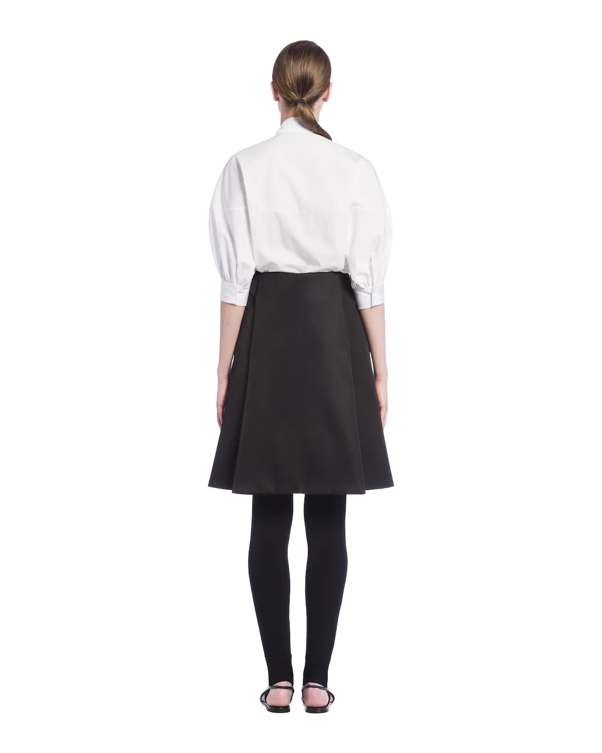 Re-Nylon Gabardine skirt - 4