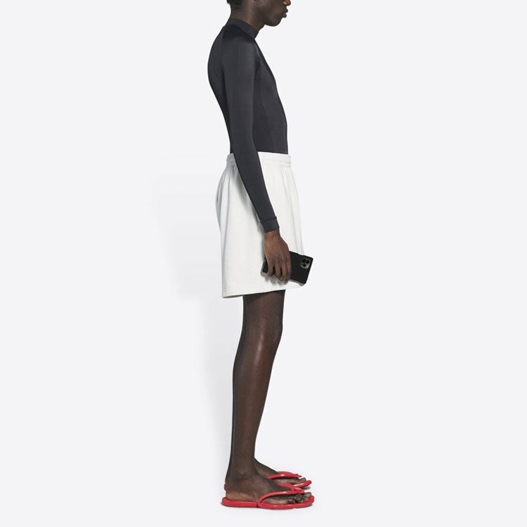 Balenciaga Political Campaign Short 'White' 641608TKVI99084 - 5